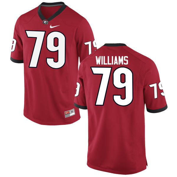 Men Georgia Bulldogs #79 Allen Williams College Football Jerseys-Red